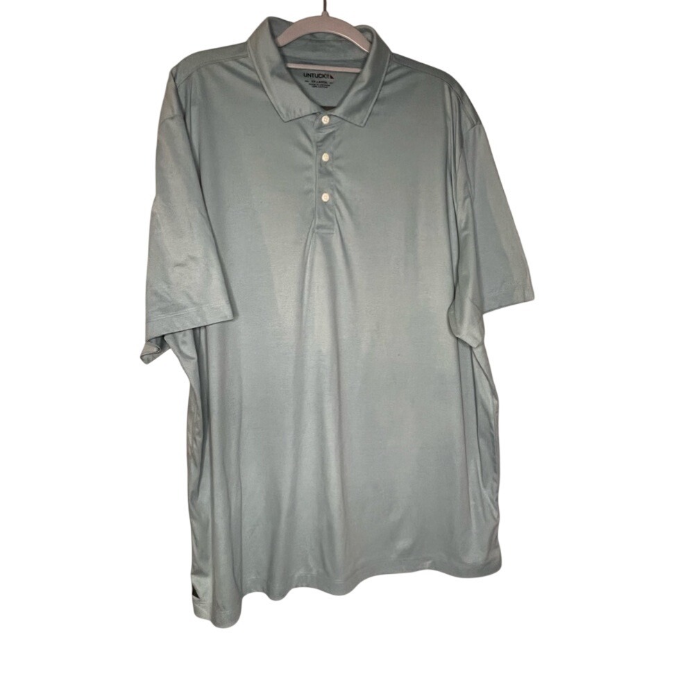 Untuckit light blue‎ polo